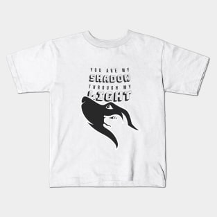 shadow through my light Kids T-Shirt